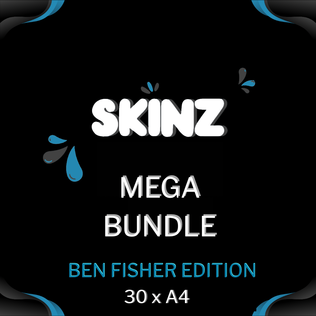 A4 - 8.27" x 11.69" - Skinz™ x Ben Fisher - Pack of 30