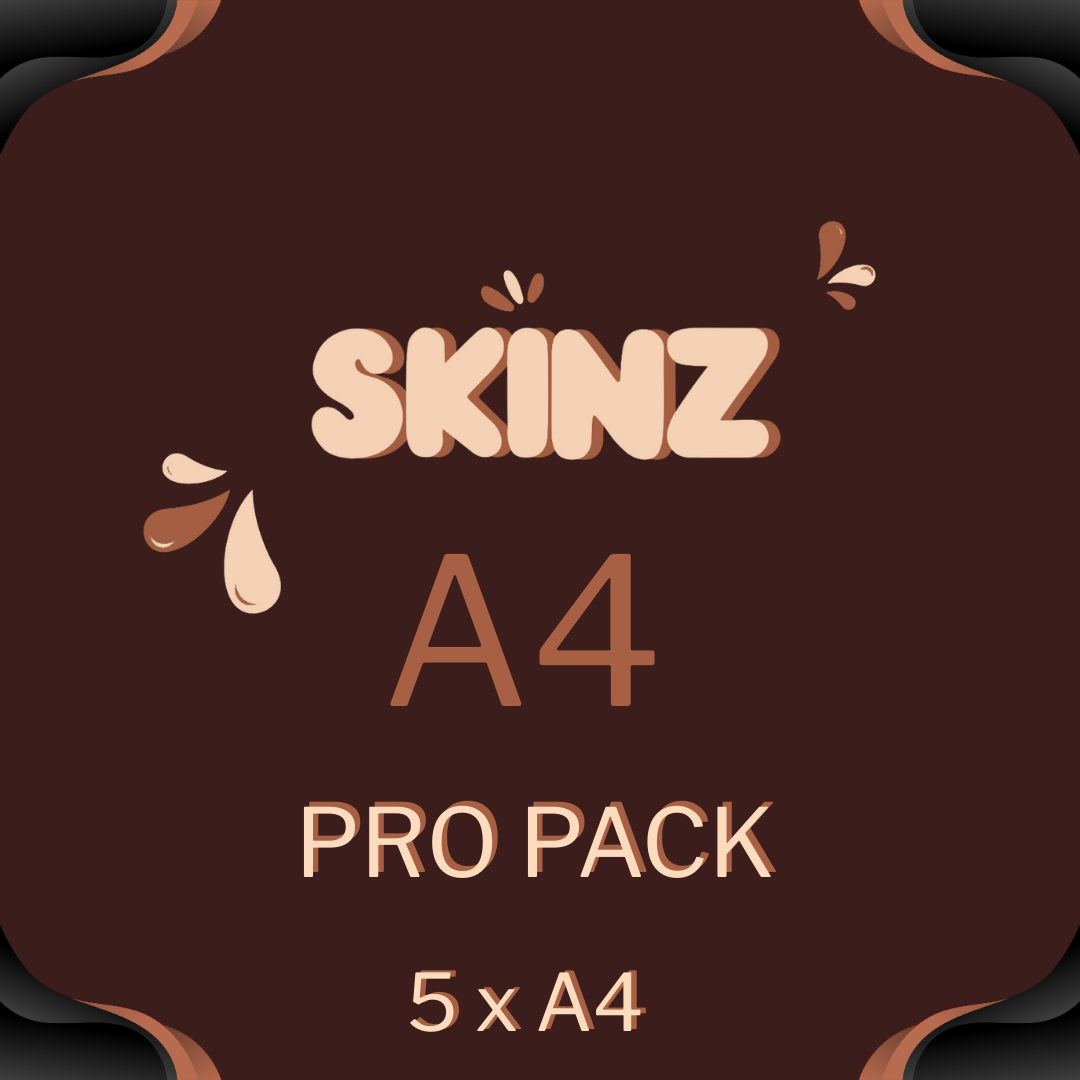 A4 - 8.27" x 11.69" - Skinz™ Pro Pack - Pack of 5