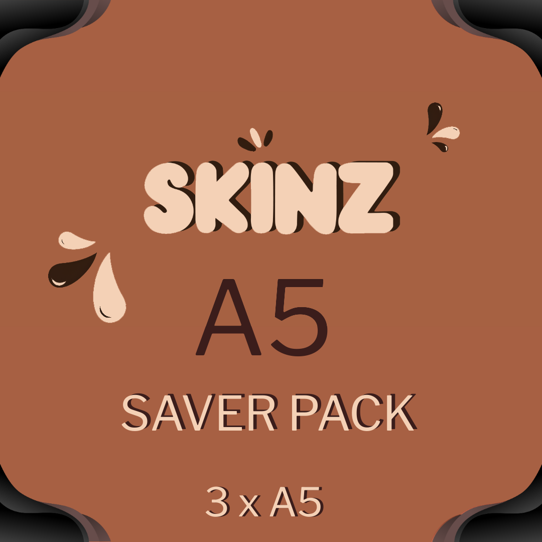 A5 - 5.82" x 8.26" - Skinz™ Saver Pack - Pack of 3