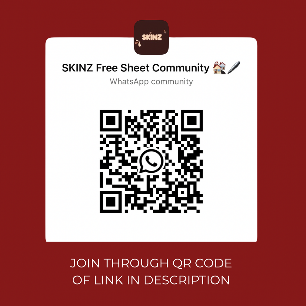 FREE SHEET | Enter The SKINZ Competition $200 | Link In Description