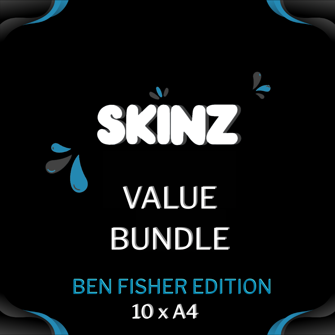 A4 - 8.27" x 11.69" - Skinz™ x Ben Fisher - Pack of 10
