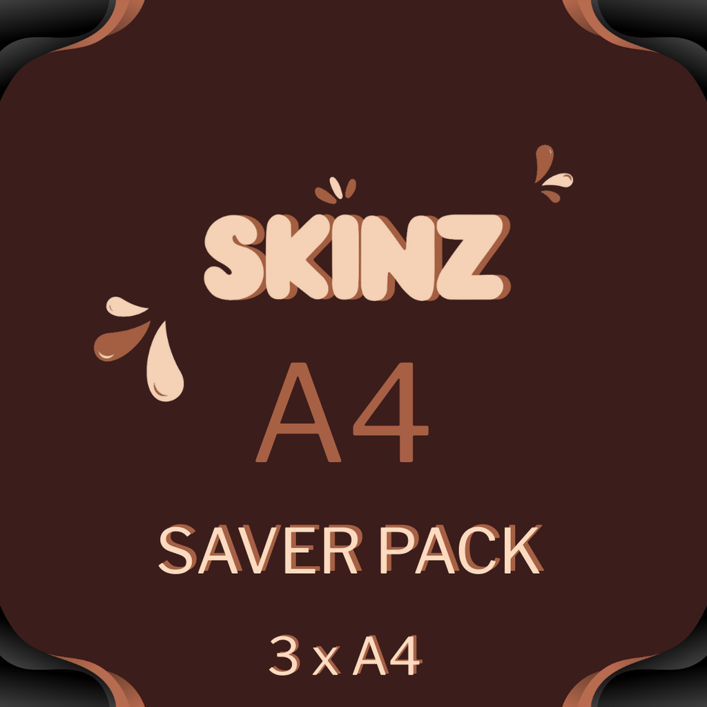 Tattoo Practice Skin | Size Medium A4 | Pack of 3